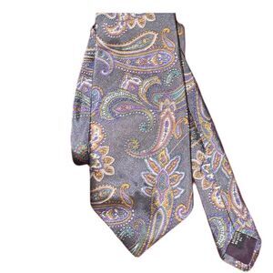 The Men’s Store Multi-Colored, Patterned Tie